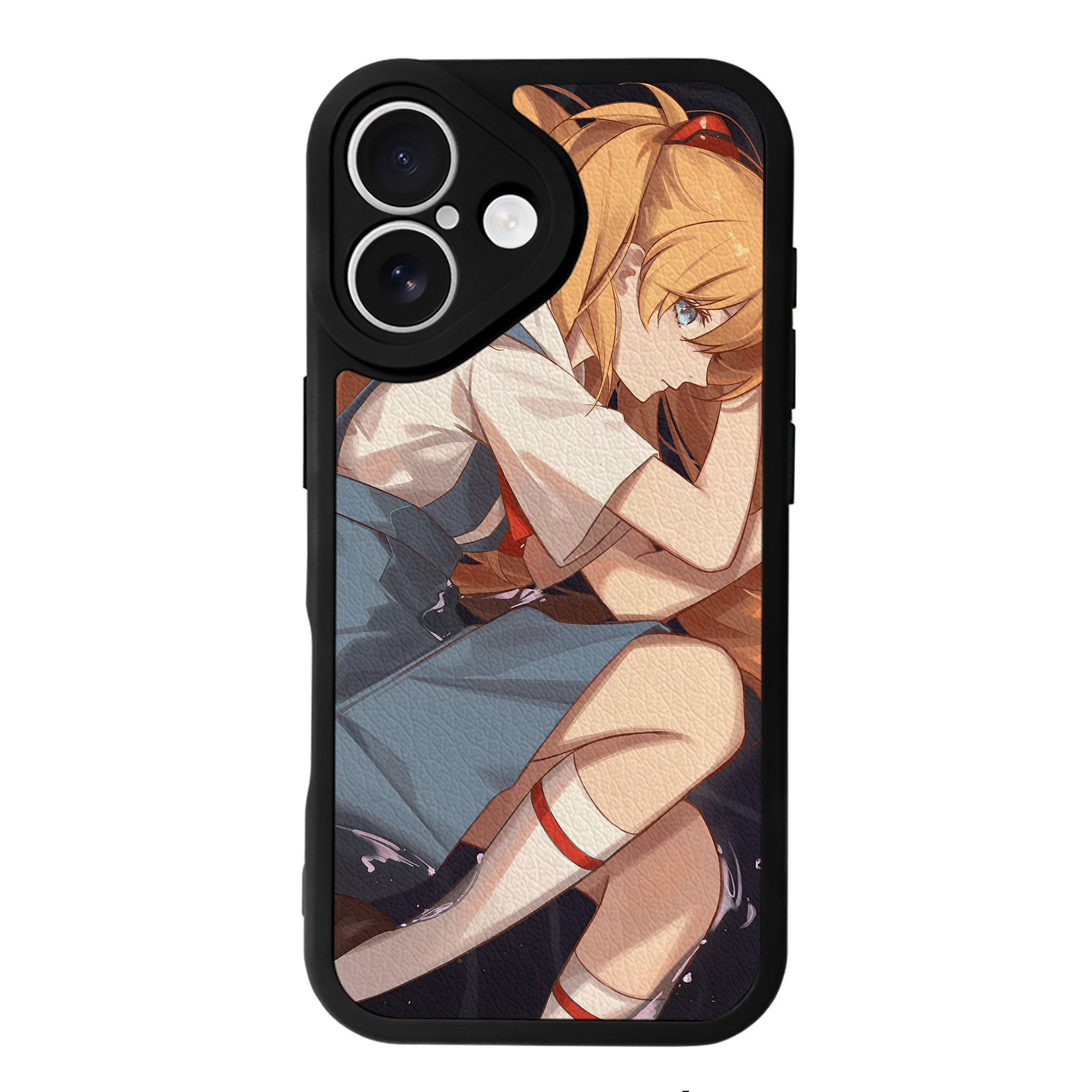 （画像用） EVA 新世紀エヴァンゲリオン 【iPhone 16シリーズ対応】シリコンスマホケース（レザー調） 材質：シリコン